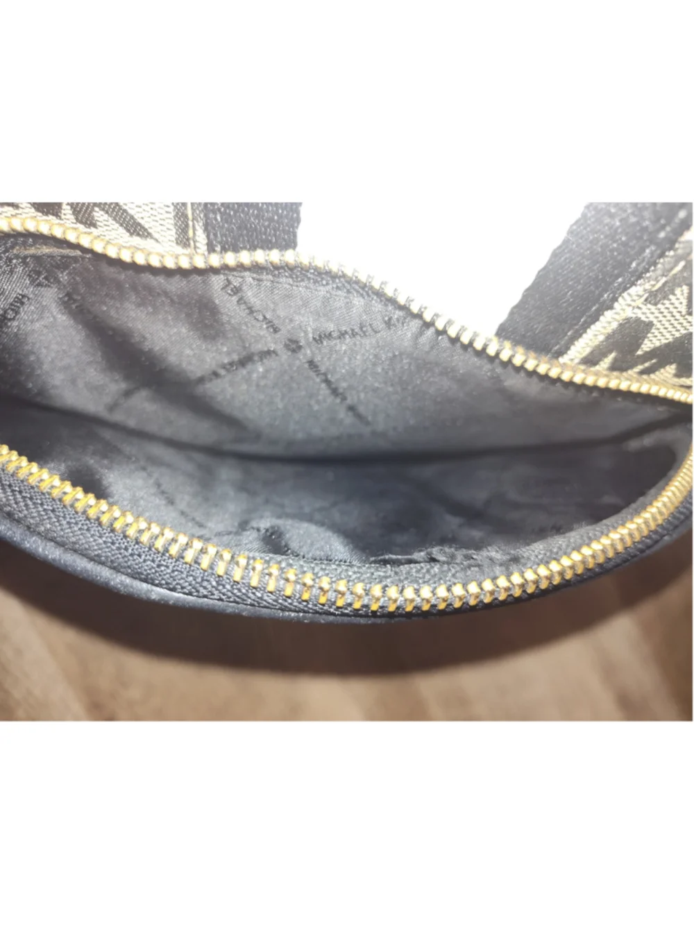 Women's Michael Kors Backpack One Size Black and Beige